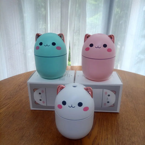 Meet the Mini USB Cute Cat Air Humidifier